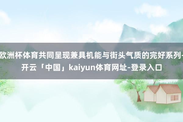 欧洲杯体育共同呈现兼具机能与街头气质的完好系列-开云「中国」kaiyun体育网址-登录入口
