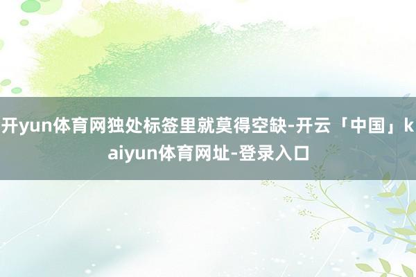 开yun体育网独处标签里就莫得空缺-开云「中国」kaiyun体育网址-登录入口